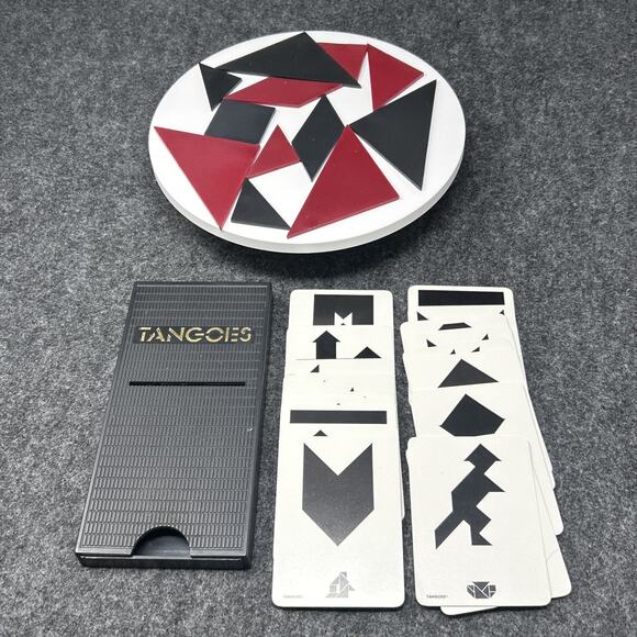 Tangoes Classic Puzzle Game Magnetic Travel Set Brain Teaser Shapes Strategy - Picture 3 of 9